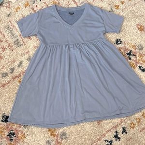 Blue baby doll dress